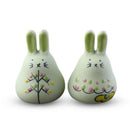 Exquisite hand-made ceramic wind chimes jewelry cute rabbit wind bell Bell
