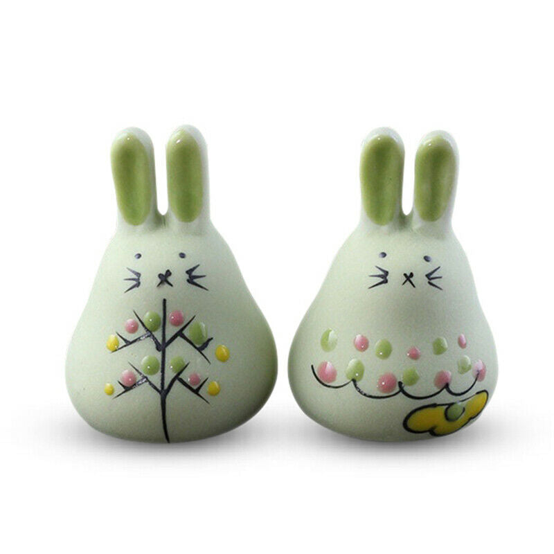 Exquisite hand-made ceramic wind chimes jewelry cute rabbit wind bell Bell