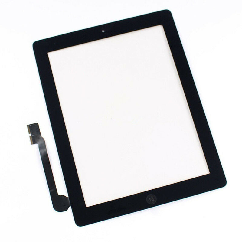 For iPad 3 4 Protect Touch Screen Assembly Home Button Adhesive Black