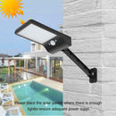 50LED Solar PIR Motion Sensor Street Path Light with Remote Control (Black)