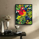 5D DIY Full Drill Diamond Painting Parrots Cross Stitch Embroidery Kit Deco