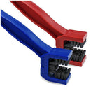 2x Motorcycle Bicycle Cycling Chain Brush Cleaner Cleaning Tool V5D9