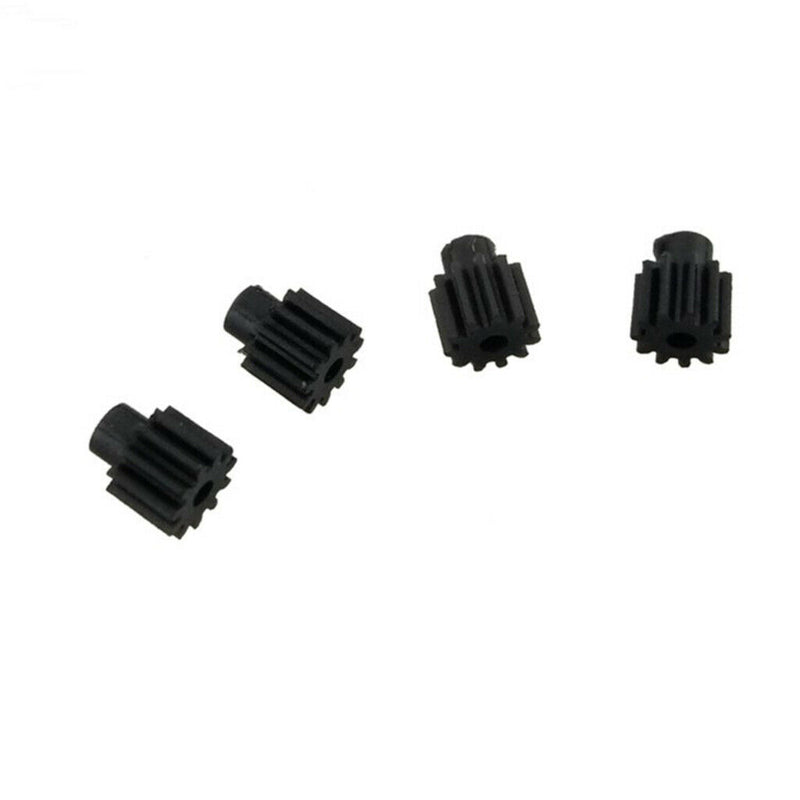 16x Motor Gears Pinion For Xs809 Xs809hc Xs809hw Rc Drone, Black