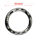 Engine Start Stop Button Ring Carbon Fiber Car Starting Button Decoration F
