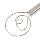 Stainless Steel Whisk Flour Coil Stirrer Egg-Beater Stick Kitchen Baking Too.kz