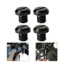 4PCS Motorcycle Rearview Mirror Holes Screws Plugs M10 * 1.25 Aluminum Alloy