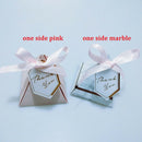 Europe Triangular Pyramid Style Candy Box Wedding Favors Party Supplies Pap