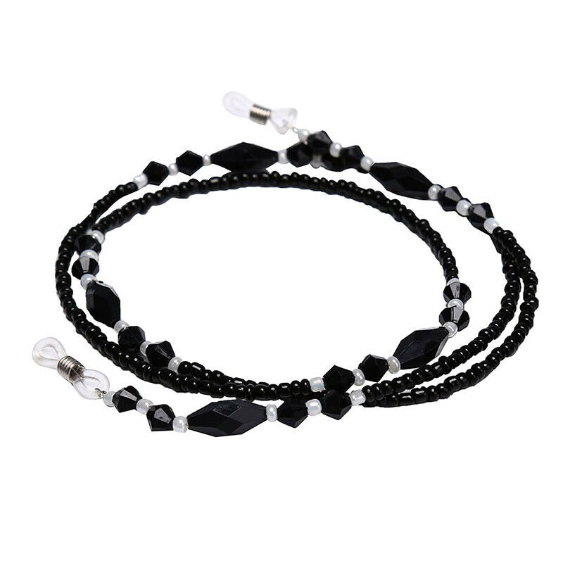 Beads Beaded Eyeglass Cord Reading Glasses Eyewear Spectacles Chain Holder R Bj