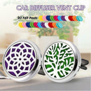 2 Pcs Stainless Car Air Vent Clip Freshener Essential Oil Diffuser Aromatherapy