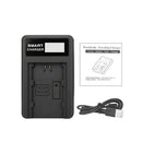 NP-FZ100 Battery Charger LCD Display USB Input Compact For Sony Alpha 9 A9 9R