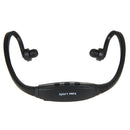 Sport Headset Headphone Card Earphone MP3 Music Player Micro SD TF (Black A