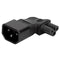 3Pin IEC 320 PDU UPS C14 To C5 Power Plug Adapter Converter Socket NEW