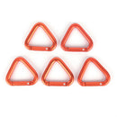 1pc Triangle Carabiner Outdoor Camping Hiking Keychain Snap Clip Hook BuckleJlj