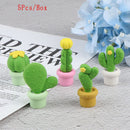 5 pcs/pack Cactus Series Eraser Set Rubber Eraser Student Prizes Gift Station Gw