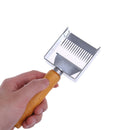 Stainless Steel Bee Hive Uncapping Honey Fork Scraper Shovel Beekeeping Tool 3c