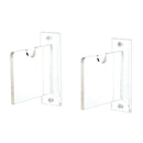 1 Pair Transparent Sword Stand Sword Holder Acrylic Storage Rack for Home Shop
