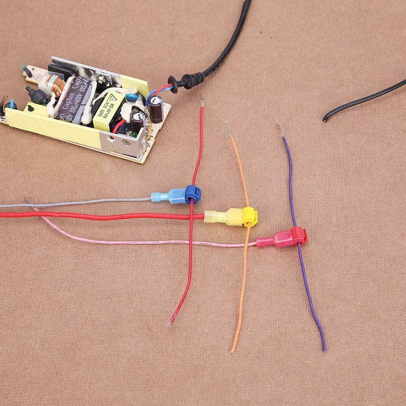 60pcs/set Wire Cable Connectors Terminals Crimp Lock Quick Joint Kit Tool