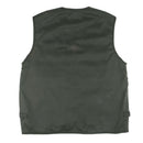Men Fly Fishing Vest Multi-Pocket Vest Quick-Dry Jacket 3XL Light Army Green