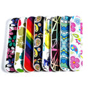 1x nail art manicure 2-side colorful sanding files block buffer tool random A Gw