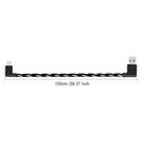 Nylon USB Type-C Charging Cable Line Black For DJI OSMO ACTION Sports Camera