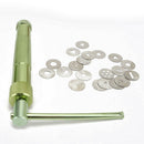 Useful 19 Disc Clay Fimo Extruder Craft Gun Cake Decor Sculpture Tool Convenient