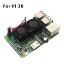 Raspberry Pi Dual Fan With Heat Sink Ultimate Double Cooling Fans Cooler Fo
