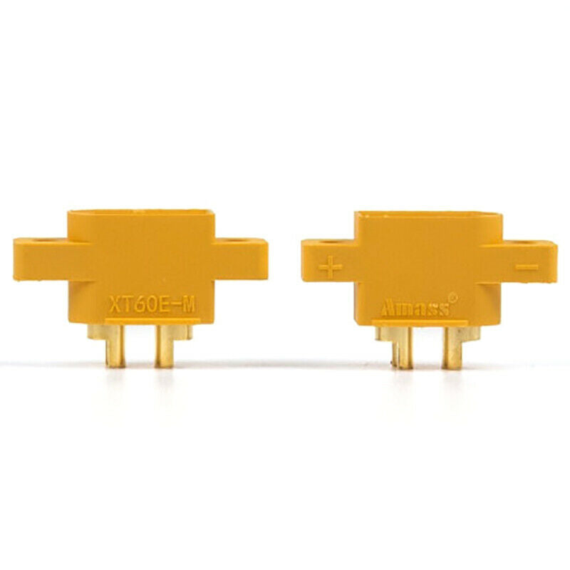 5pcs AMASS XT60E-M Mountable XT60 Male Plug for RC Drone FPV Racing Fixed B3 Cy