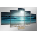 5pcs Modern Artwork Canvas Wall Decorative Painting Set Sunset Print Pictures
