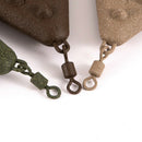 Carp Fishing Flat Pear Leads Dark Sinker Muddy Smooth Casting Pear Lead Wei A2F6