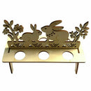 Wooden Creative Easter Egg Shelves Egg Stand Carry Hold Eggs Rack Bunny Hap C8A2