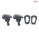 2pcs Universal Car Window Windshield Wiper Washer Nozzle Water Spray Jet FTBX