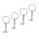 8x Quick Release Pins with Pull Ring for Boat Bimini Top Boat Hardware