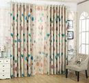 Tree Leaf Pattern Voile Window Curtain Drape Panel Sheer Scarf Divider Beige