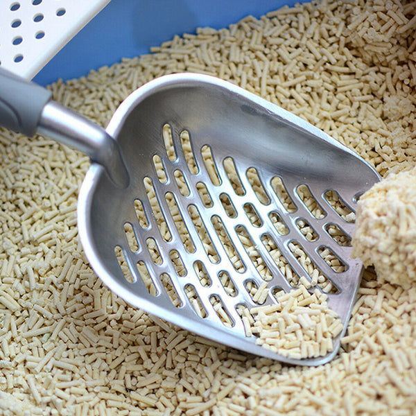 Cat Kitten Metal Litter Tray Scoop Spoon Waste Scooper Poop Shovel Dipper