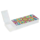 DIY Mandala Special Shaped Diamond Painting Students Pencil Storage Case