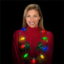 Festival Necklace LED Light Up Plastic Flashlight Christmas Party Bulb  For Kid