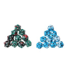 Set of 20 Acrylic Dice D20 Twenty Sided Die for RPG D&D Gaming Accessories