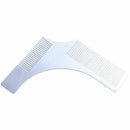 Stainless Steel Beard Styling Shaping Template Comb Facial Hair Tool