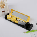 Contact Lens Case with Mirror Container Cute Lovely Travel Kit Box Phone Holder-