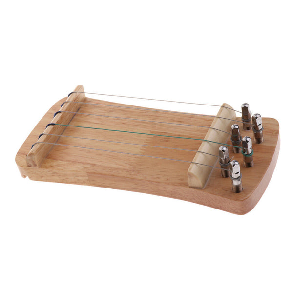 Portable Solid Wood 6 String Guzheng Zither Hand Trainer Finger Exerciser