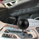 Black Aluminum Gear Shift Knob Round Ball Shape for Manual Transmission Models
