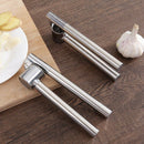 New Heavy Duty Stainless Steel Garlic Squeeze Press Portable Kitchen Tools  F5V3