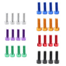 20 Pieces Bike Water Bottle Cage Holder Bolts Screws Bicycle Accessories