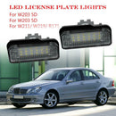 2pcs LED License Plate Lights for W211 W203 5D W219 R171 Number Plate Lamps