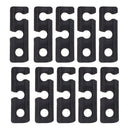 10 Pieces Rectangle Nylon Plastic Awnings Tent Guy Line Tighteners Camping