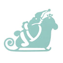 Santa Claus Horse DIY Metal Stencil Scrapbook Embroidery Craft Cutting Die