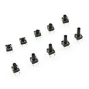 100PCS 6x6x4.3-13mm PCB Momentary Tactile Tact Push Button Switch Assortment