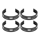 4pcs Stainless Steel Universal Motorcycle Exhaust Muffler Suspension Bracket