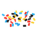 60pcs Multi-color Plastic Tank Chess Pieces Lot Party Board Game Accessories