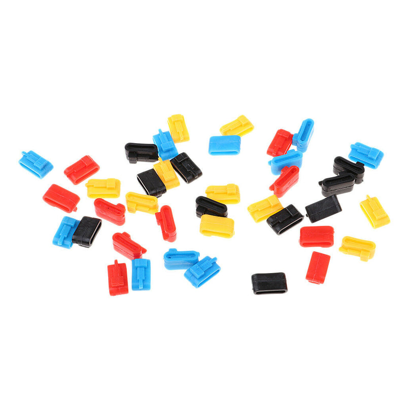 60pcs Multi-color Plastic Tank Chess Pieces Lot Party Board Game Accessories